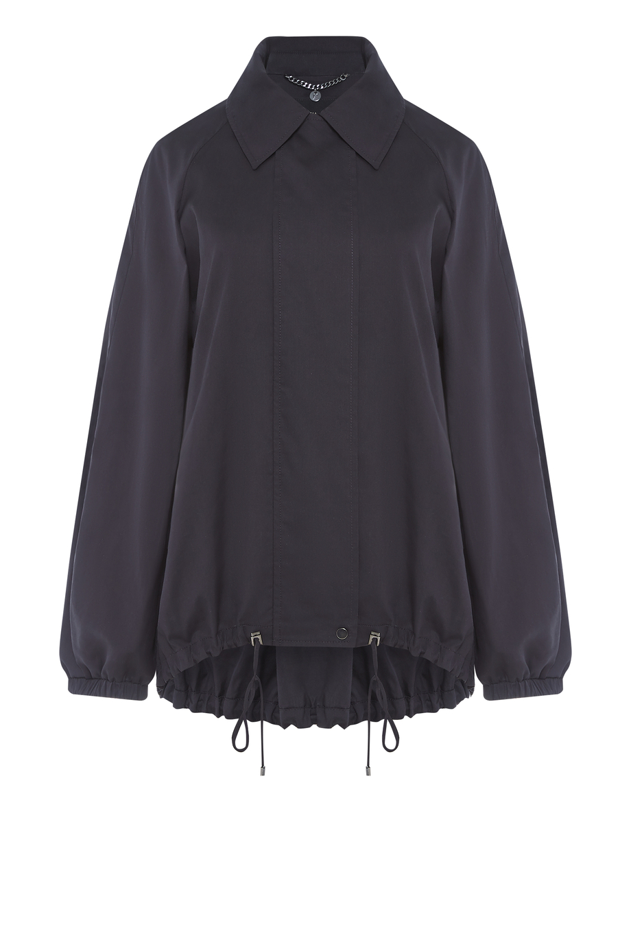 Schwarze Bomberjacke mit Seide Schwarze Bomberjacke mit Seide