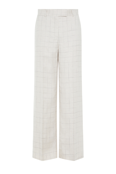 Weite karierte Anzughose - Patrizia Aryton Weite karierte Anzughose - Patrizia Aryton