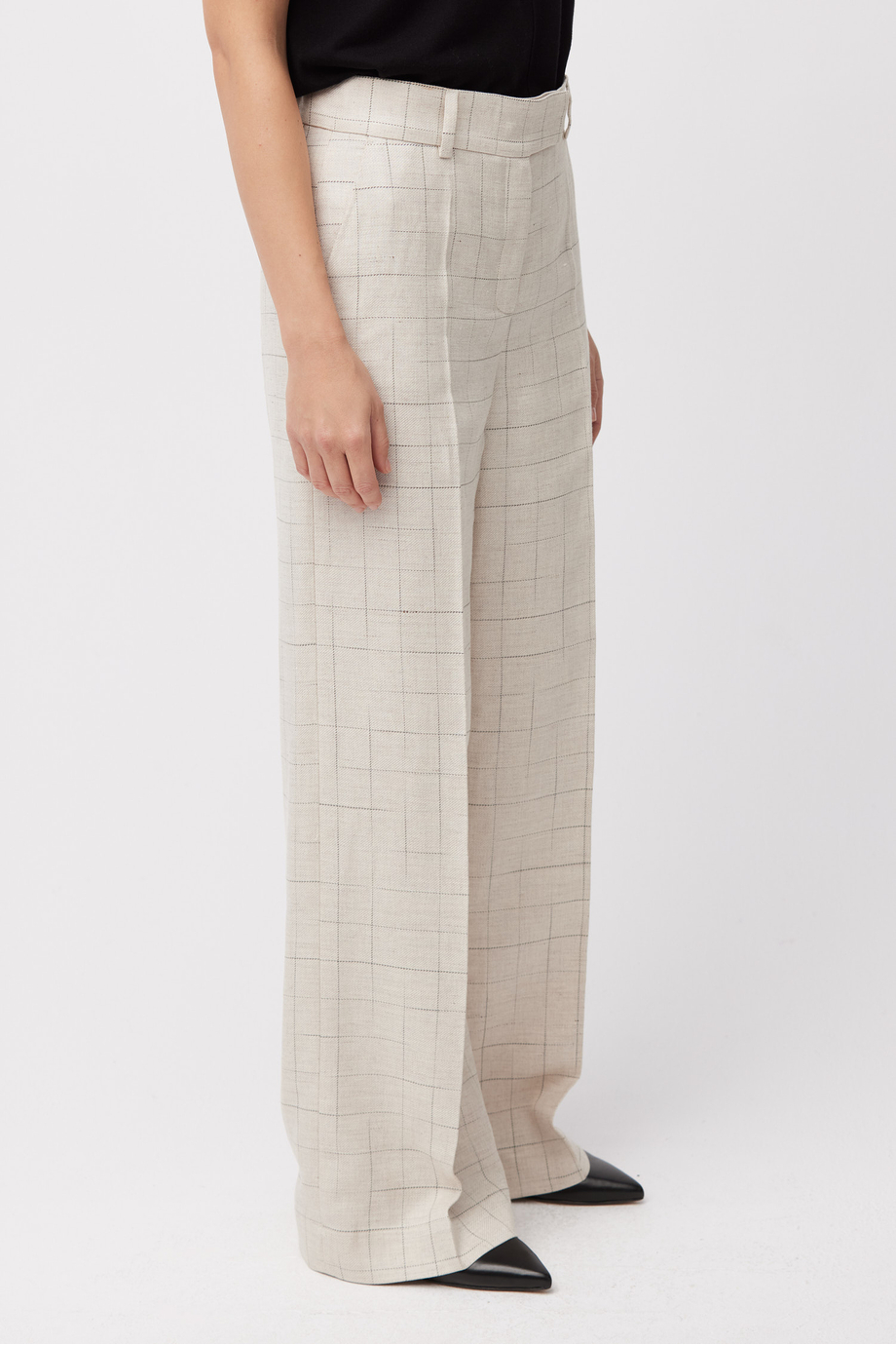 Weite karierte Anzughose - Patrizia Aryton Weite karierte Anzughose - Patrizia Aryton