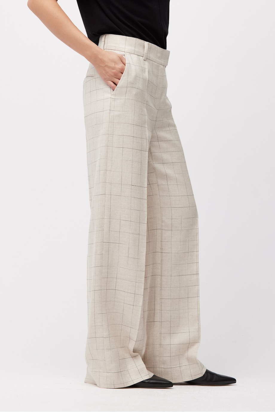 Weite karierte Anzughose - Patrizia Aryton Weite karierte Anzughose - Patrizia Aryton