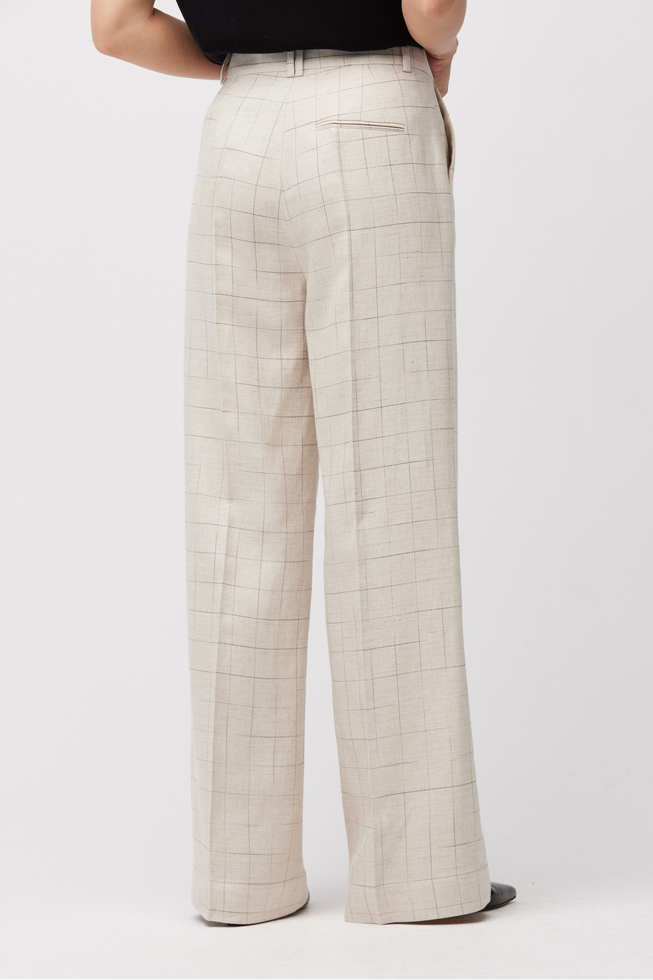 Weite karierte Anzughose - Patrizia Aryton Weite karierte Anzughose - Patrizia Aryton