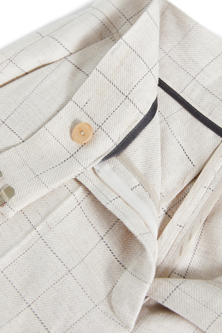 Weite karierte Anzughose - Patrizia Aryton Weite karierte Anzughose - Patrizia Aryton