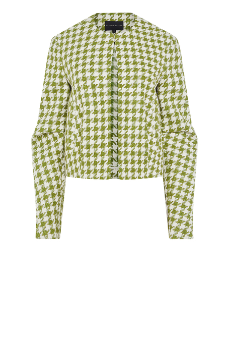 Kastiger Blazer mit grüner Pepita - Patrizia Aryton Kastiger Blazer mit grüner Pepita - Patrizia Aryton