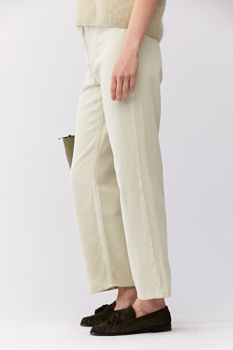 Grüne Hose mit Leinen - Patrizia Aryton