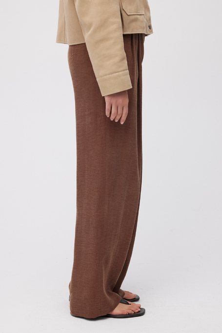 Weite Hose aus Leinen-Lyocell-Mischung - Patrizia Aryton