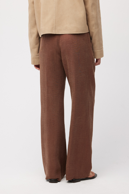 Weite Hose aus Leinen-Lyocell-Mischung - Patrizia Aryton