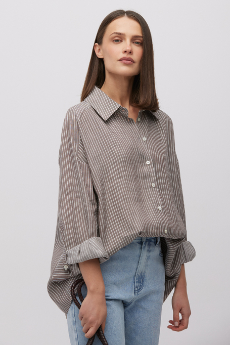 Hemd aus Leinen und Lyocell - Patrizia Aryton