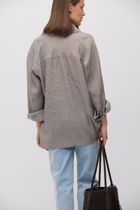 Hemd aus Leinen und Lyocell - Patrizia Aryton