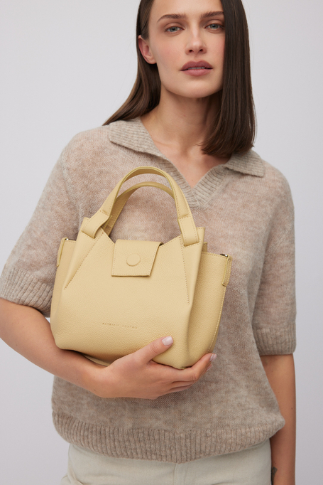 Lederhandtasche in mittlerer Größe - Patrizia Aryton