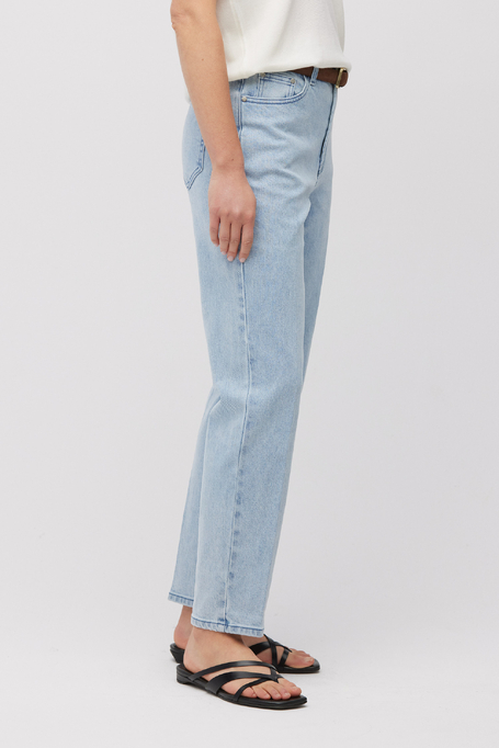Marineblaue Jeans mit hohem Bund - Patrizia Aryton