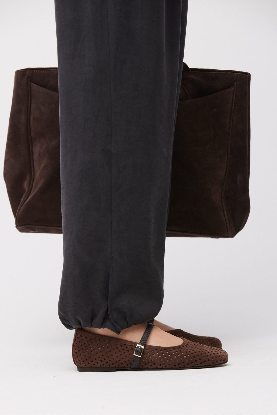 Braune Ballerinas aus Wildleder - Patrizia Aryton Braune Ballerinas aus Wildleder - Patrizia Aryton