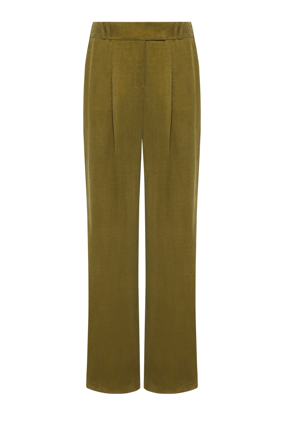 Grüne Anzughose aus Leinen und Lyocell - Patrizia Aryton Grüne Anzughose aus Leinen und Lyocell - Patrizia Aryton
