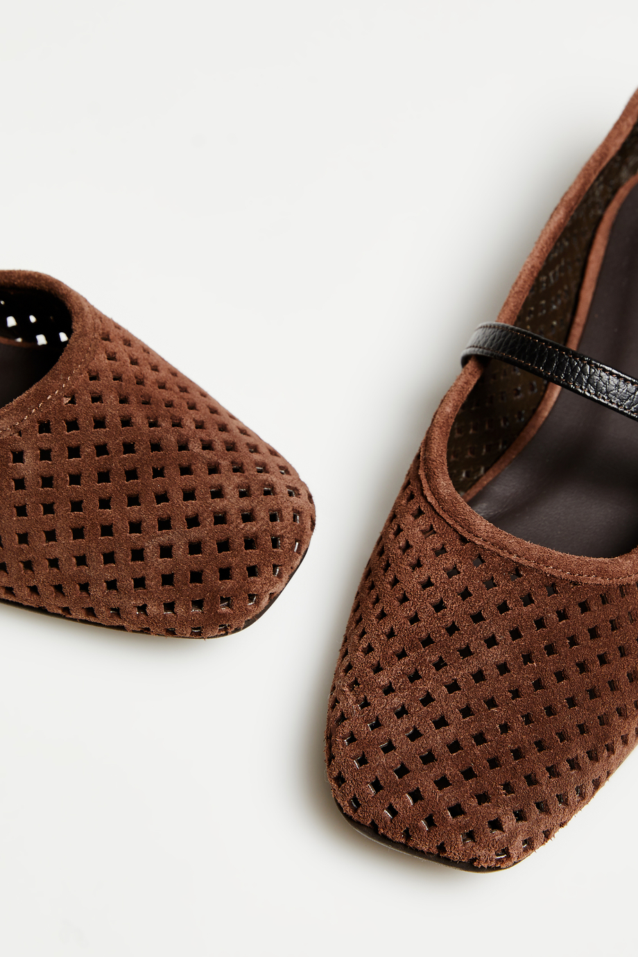 Braune Ballerinas aus Wildleder - Patrizia Aryton Braune Ballerinas aus Wildleder - Patrizia Aryton