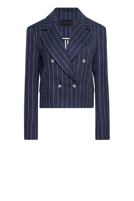 Marineblauer Blazer im Nadelstreifen - Patrizia Aryton Marineblauer Blazer im Nadelstreifen - Patrizia Aryton