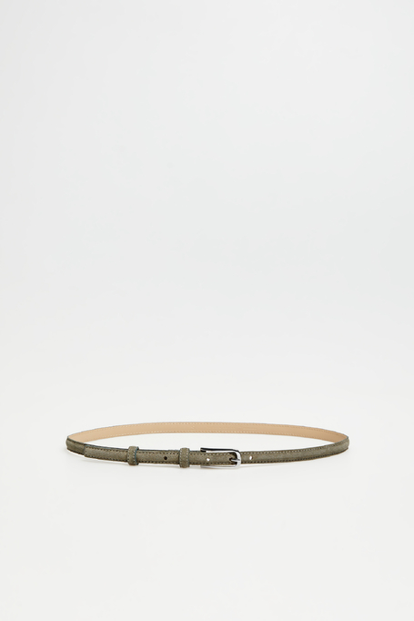 Grüner Gürtel aus Wildleder - Patrizia Aryton