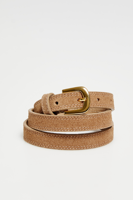 Gürtel aus Veloursleder