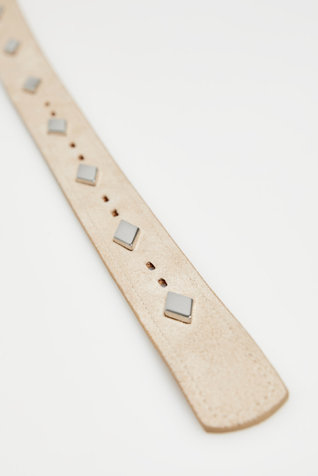 Ledergürtel mit Nieten - Patrizia Aryton