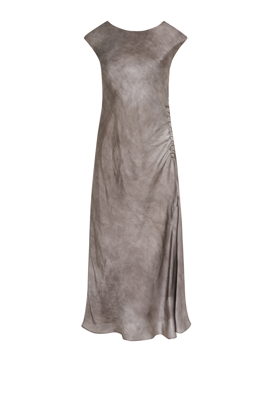 Midi-Seidenkleid mit Schlitz - Patrizia Aryton Midi-Seidenkleid mit Schlitz - Patrizia Aryton