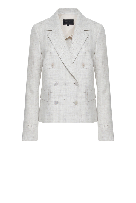 Beiger Leinenblazer für Anzug