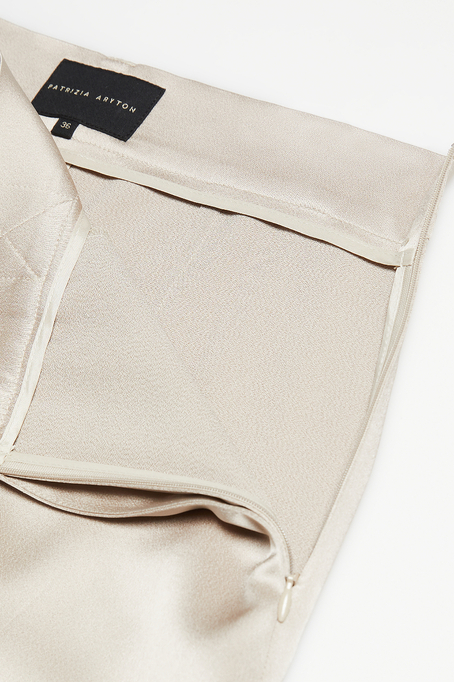 Beige Hose mit weitem Bein - Patrizia Aryton