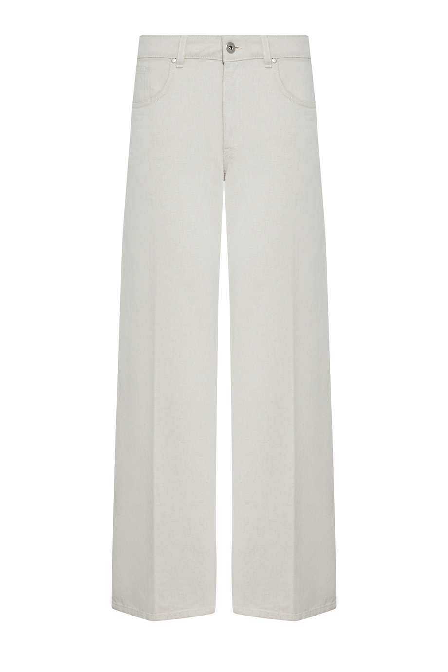 Beige Jeans mit weitem Bein - Patrizia Aryton Beige Jeans mit weitem Bein - Patrizia Aryton