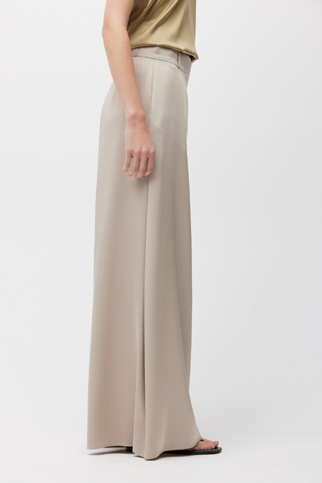 Beige Hose mit weitem Bein - Patrizia Aryton