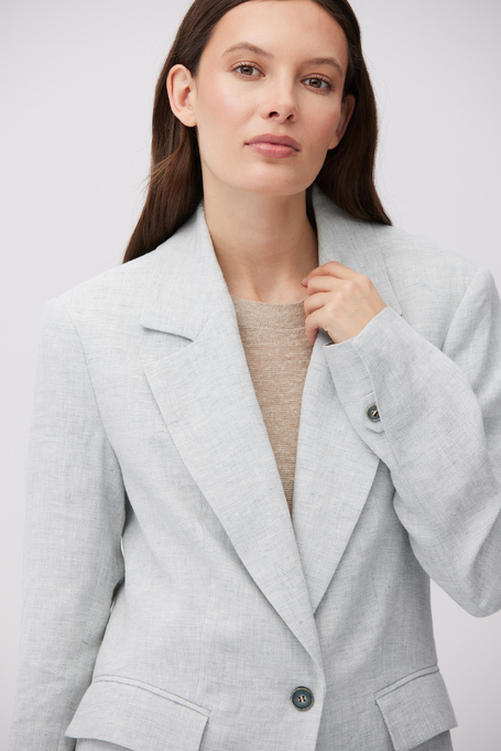 Hellblauer Leinenblazer für Anzug - Patrizia Aryton Hellblauer Leinenblazer für Anzug - Patrizia Aryton