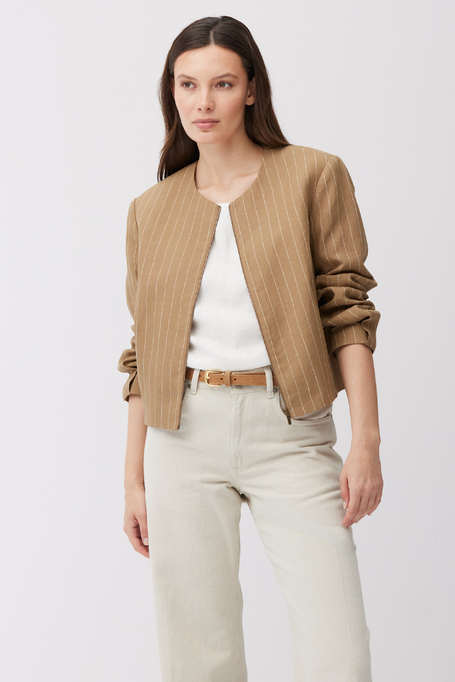 Boxy Blazer im Tennisstil