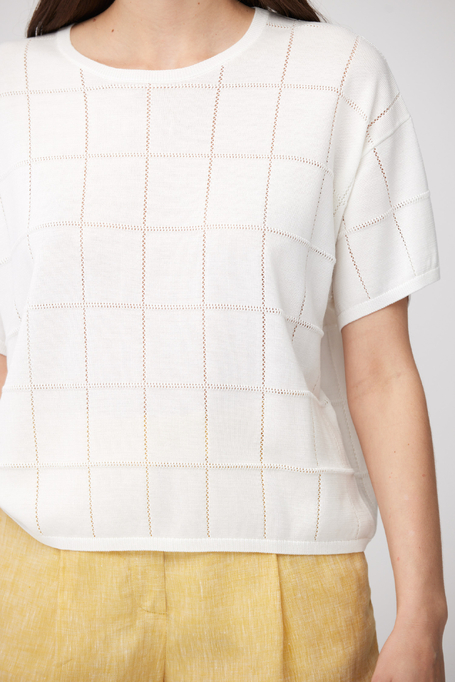 Bluse aus Lyocell und Seide