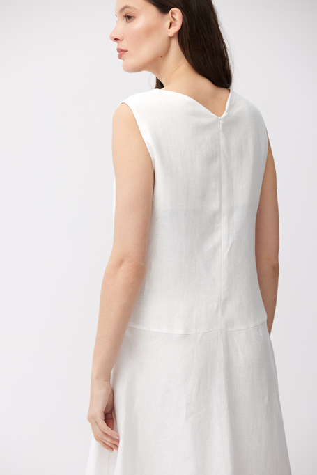 Leinen-Midikleid