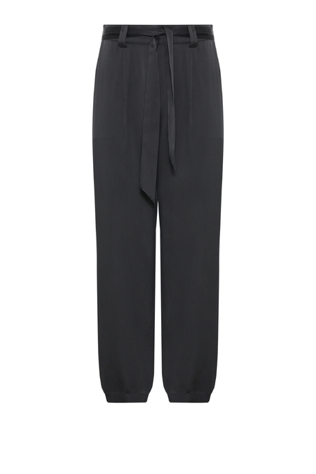 Smaragdgrüne Seidenhose - Patrizia Aryton