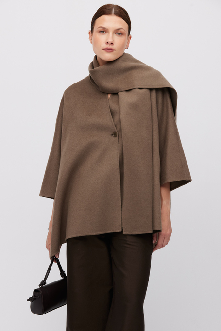 Wolljacke mit Doubleface-Schalkragen - Patrizia Aryton