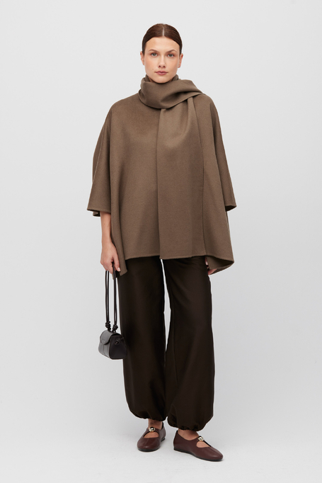 Wolljacke mit Doubleface-Schalkragen - Patrizia Aryton