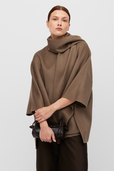 Wolljacke mit Doubleface-Schalkragen - Patrizia Aryton