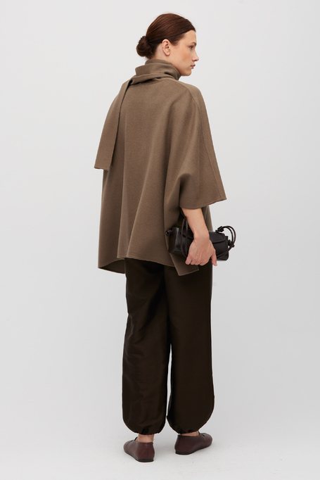 Wolljacke mit Doubleface-Schalkragen - Patrizia Aryton