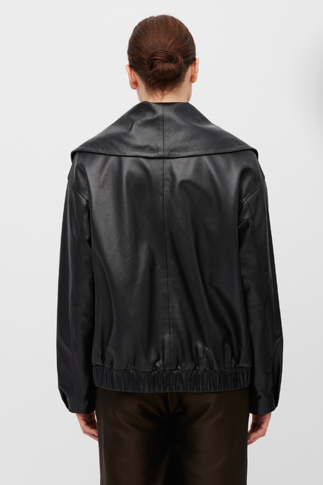 Lederjacke mit Schalkragen - Patrizia Aryton