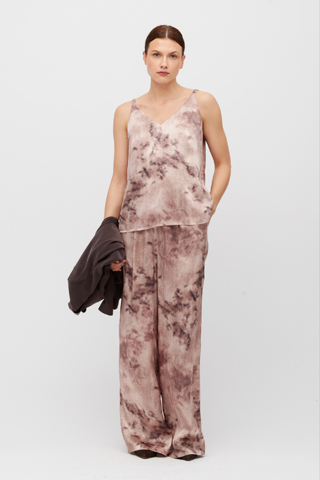 Seidenhosen mit Muster - Patrizia Aryton