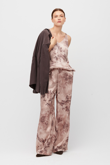 Seidenhosen mit Muster - Patrizia Aryton