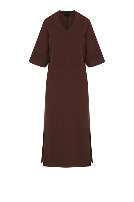 Kleid aus Seide und Leinen - Patrizia Aryton