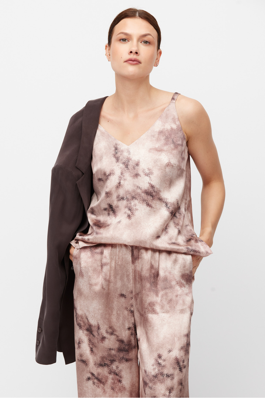 Seidentop mit Muster - Patrizia Aryton Seidentop mit Muster - Patrizia Aryton