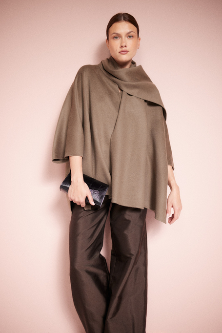 Wolljacke mit Doubleface-Schalkragen - Patrizia Aryton