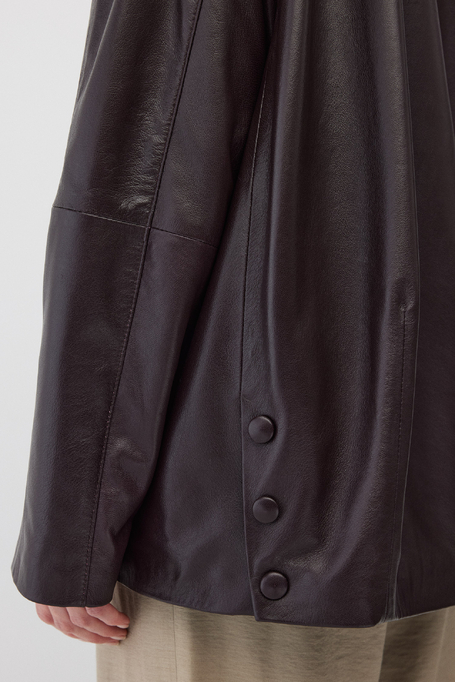 Lederjacke mit Stehkragen - Patrizia Aryton Lederjacke mit Stehkragen - Patrizia Aryton