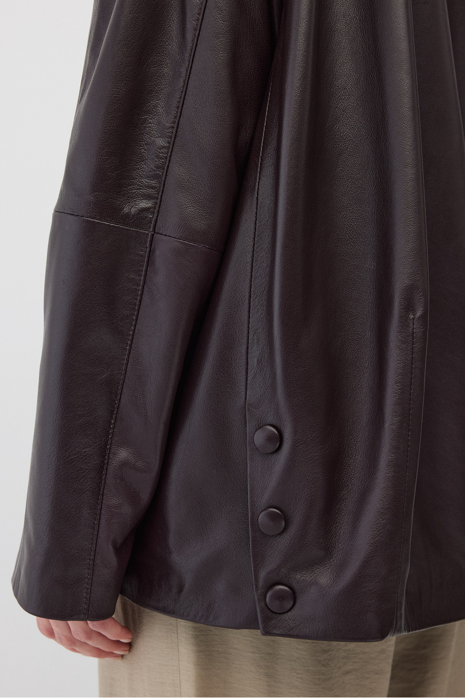 Lederjacke mit Stehkragen - Patrizia Aryton Lederjacke mit Stehkragen - Patrizia Aryton