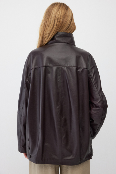 Lederjacke mit Stehkragen - Patrizia Aryton Lederjacke mit Stehkragen - Patrizia Aryton