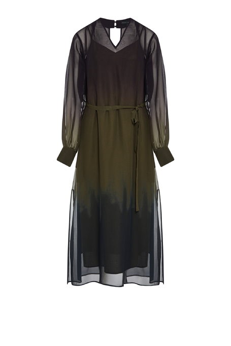 Seidenkleid mit Muster Seidenkleid mit Muster