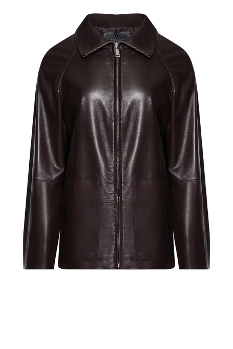 Lederjacke mit Stehkragen - Patrizia Aryton Lederjacke mit Stehkragen - Patrizia Aryton