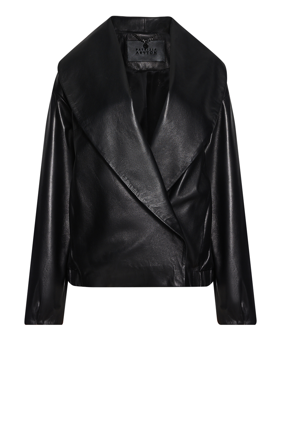 Lederjacke mit Schalkragen Lederjacke mit Schalkragen