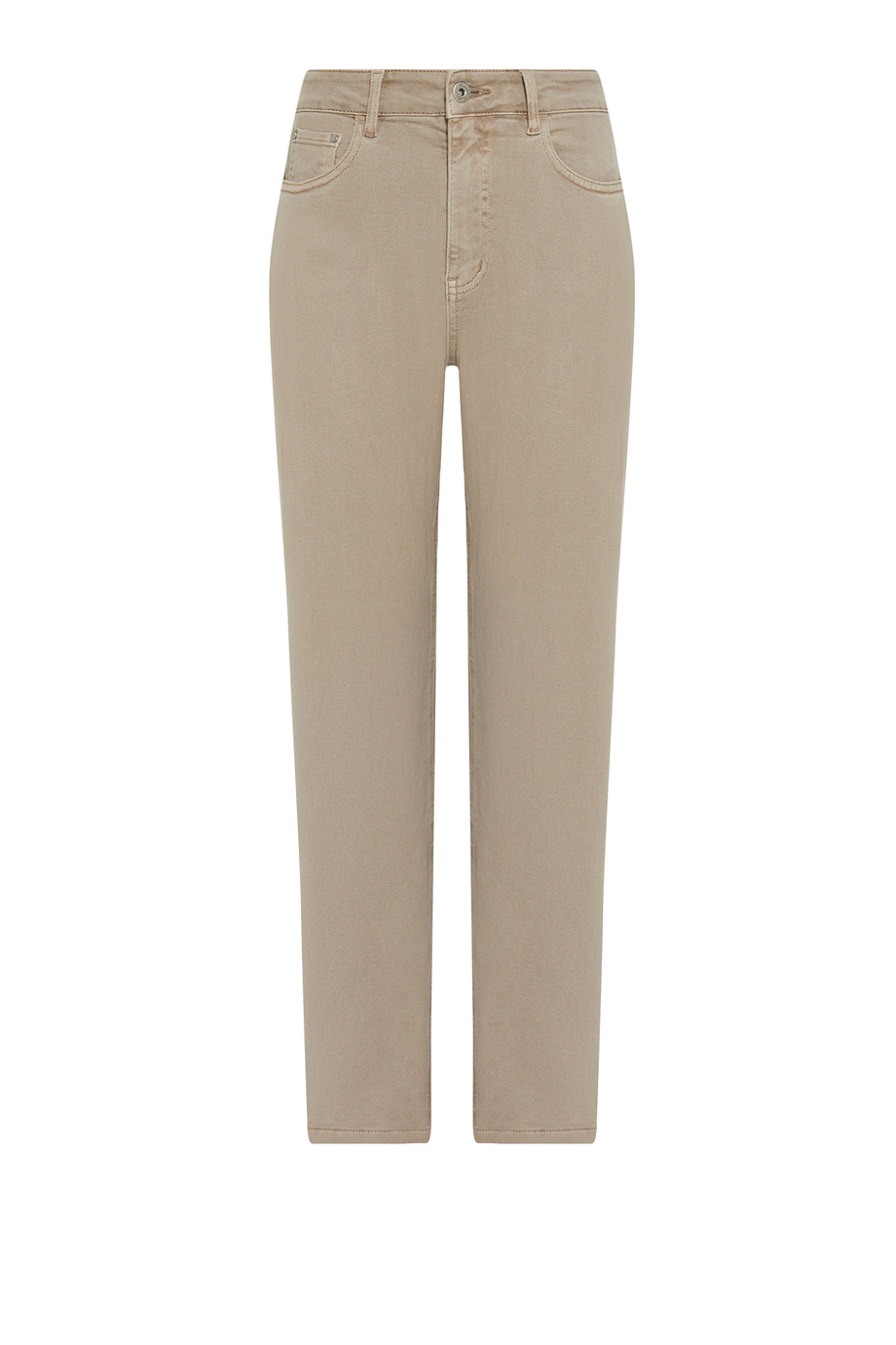 Beige Jeans mit schmalem Bein Beige Jeans mit schmalem Bein