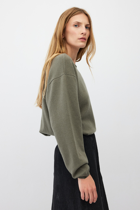 Bluse aus Merinowolle Bluse aus Merinowolle