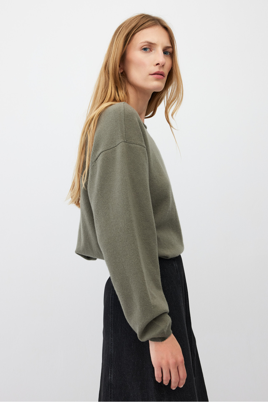 Bluse aus Merinowolle Bluse aus Merinowolle